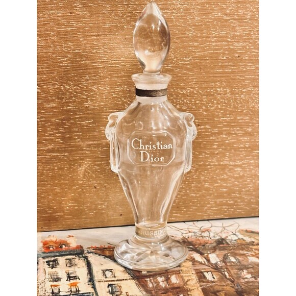 Dior Other - Christian Dior  VTG RARE Diorissimo Baccarat Amphora Perfume Bottle France 5.75”